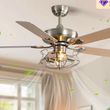Retro American Style Ceiling Fan Light/Ceiling Fan Light 110V Fan Living Room Light（Wechat:13510231336） thumbnail-5