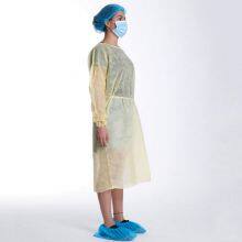 Protective Healthcare Workers Patients PP Nonwoven Disposable Isolation Gown thumbnail-3
