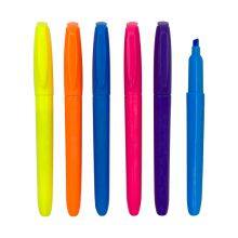 Manufacturer Oem Custom Kids Stationery Fluorescent Highlighter Pen Colorful Pastel Highlighter Marker Pen Set for School