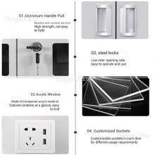 Taquilla de carga para teléfonos móviles de múltiples puertas de alta calidad con compartimentos seguros y puertos USB | Ideal para aeropuertos y centros comerciales thumbnail-4