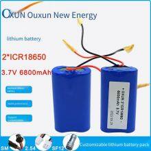 Oxun 18650 Lithium Battery Pack, 3.7v 6800mah Rechargeable Battery thumbnail-1