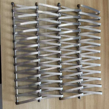Decorative Stainless Steel Spiral Wire Mesh, Suitable for Architectural Partitions, Sizes Can be Customized. thumbnail-1