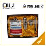 8oz Hip Flask Sake Gift Set With Cups and Funnel