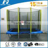 Rectangular Trampolines With Enclosure, Jumping Mat With UV Resistant, EPE Frame Pad