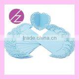 Wholesale Cheap 2015 Wedding Paper Crafts,laser Cut Wedding Purple Napkin Rings MJ-32 thumbnail-2