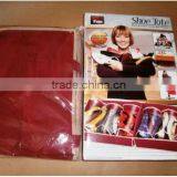 AN408 ANPHY Shoe Tote 6 Pairs Shoe Handbag Storage Non-woven Bag Box Black Red in Stock 234g 100pcs/ctn Opp Pack thumbnail-4