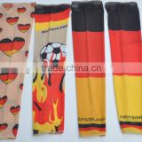 fans sleeve with national flag printed