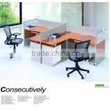 full partition office computer desk in MDF TC161