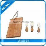 Kitchen Wooden Cheese Board Set High Quality thumbnail-5