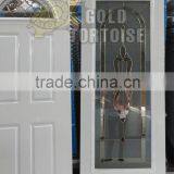 Flush Door With Full View Glass,American Style Steel Door Made in China,glazed Door GuangZhou Manufacturer, thumbnail-2