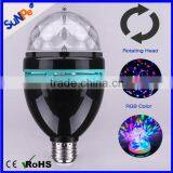 Led Magic Rotating B22 E26 E27 3W RGB Disco Ball Bulb Light thumbnail-1