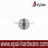 Toilet Stainless Steel Door Guide Plate for Lady