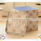 China Supplier Metal Tissue Box/square Tin Box/thin Metal Box