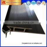 Matting Anodizing Black Steps Lighting Decoration Aluminum LED Bar Profile