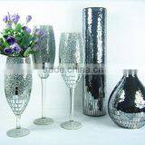 Wholesale Glass Mosaic Mirror Vase thumbnail-1