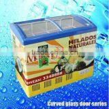 SD-358Y Ice Cream Open Top Refrigerator Top Glass Door Portable Mini Freezer thumbnail-1