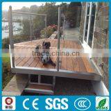 Exterior Decorative Decking Frameless Glass Railings thumbnail-3