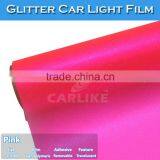 CARLIKE Glitter Pink Headlight Self Adhesive Vinyl Film For Car thumbnail-2