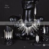 Ring Earring Bracelet Necklace Authentic Turkish Ottoman Ethnic Antique Jewelery Set thumbnail-2