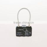 2015 New Design Hot Sale Cute Lock Zinc Alloy Combination Cable Lock thumbnail-3