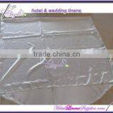 White Satin Pillow Case Chair Covers for Banquet Chairs in Wedding Decorations thumbnail-1