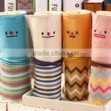 Korea Style Smile Face Roll up School Pencil Bag/pencil Case With Rope thumbnail-1