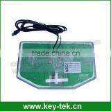 IP65 Dynamic Sealed and Ruggedized Silicone Military Keyboard With Sealed Rubber Touchpad thumbnail-3