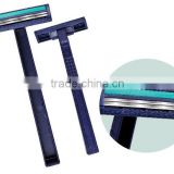 Twin blades disposable razor