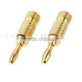 Gold Banana Plug Adaptor