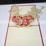 Love ( With Bird & Butterfly) 3d Pop up Greeting Card thumbnail-3