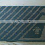 Woven Jacquard Flame Retardant Acrylic Airplane Blanket thumbnail-1