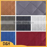 free sample plain color 100% polyester plus polyester wadding non-woven ultrasonic quilting doghouse fabric in stock