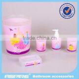 Zhejiang Manufacture Printed 5pcs Bathroom Accessories Set thumbnail-3