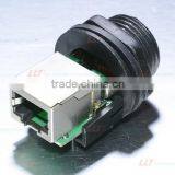 LLT Front Panel Mount RJ45 Transformer Female to Female RJ45 Socket thumbnail-2