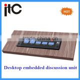 Cheap digital embedded professional conference voting system