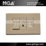 American Standard Electrical Modular Switches Socket With Telephone Socket RJ45