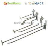 Store & Supermarket Supplies T Bar Display Double Wire Slatwall Hook with Price Tag