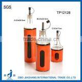 Decorative Kitchen Vinegar Glass Bottle With Metal Dispenser thumbnail-1