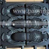 (3 in 1) 6pcs Fish Waffle Commercial Use Non-stick LPG Gas Icecream Taiyaki Baker + Batter Dispenser + Stuffing Scoop thumbnail-3