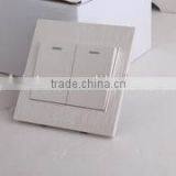 Double Control High Quality 2 Gang 2 Way Touch Wall Switch thumbnail-2