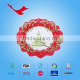 Christmas Party Round Printed Paper Plate for Fruit & Sweet thumbnail-3