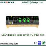 Lightproof PC Film for Washing Machine LED Display Module