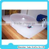 Frosted Acrylic Table Stand Acrylic Frozen Big Disc Plexiglass Turntable Stand