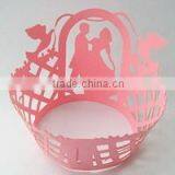 Laser Cut Hollow Out Cupcake Wrappers Cake Tool