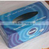 Size:230*160*60MM With Hold Beatiful Shape for Package Tissue Tin Case