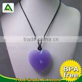 New Teether Star Pendant Baby Cute Toy Pendant Necklace 100% BPA Free Food Grade Silicone thumbnail-2