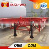 Cheap Price Tri-axle 40ft Skeletal Container Semi Trailer for Sale thumbnail-2