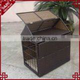 Best Wicker & Metal Craft Outdoor Cat or Dog Using Waterproof Pet House thumbnail-2