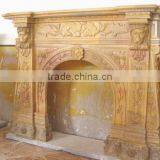 Italian Style Marble Carving Fireplace thumbnail-4