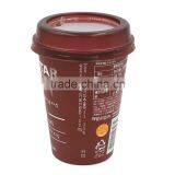 Wholesale Plastic Reusable Coffee Cups With Lid, IML Cheap Different Types Of Drink Cup thumbnail-5